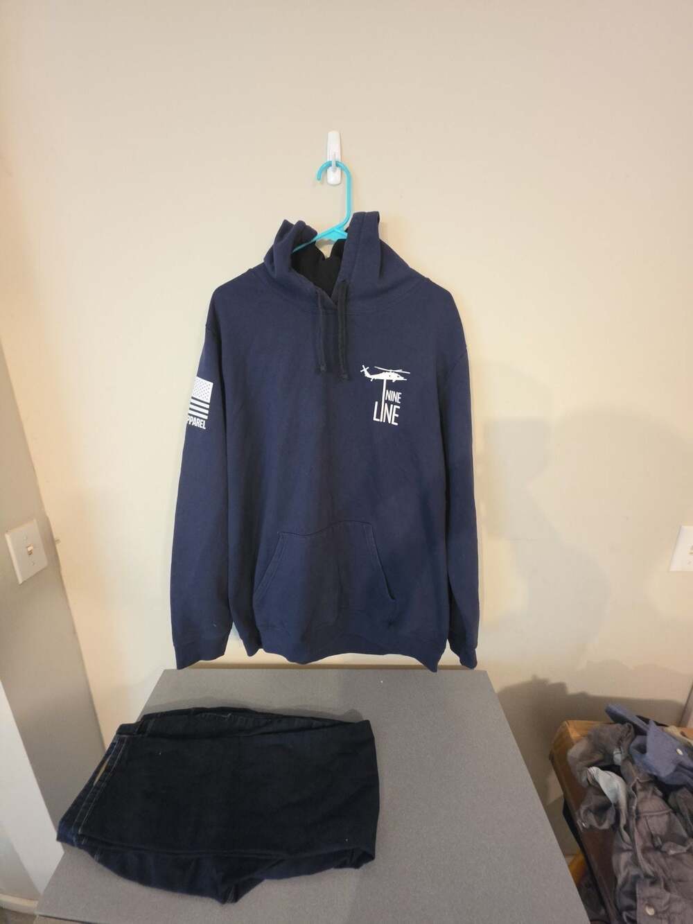 Nine Line Apparel Freedom On The Rocks Navy Blue Hoodie